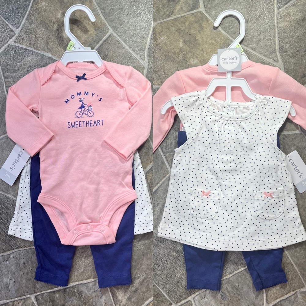 Carter’s Little Layette 3 Piece Mommy’s Little Sweetheart Set